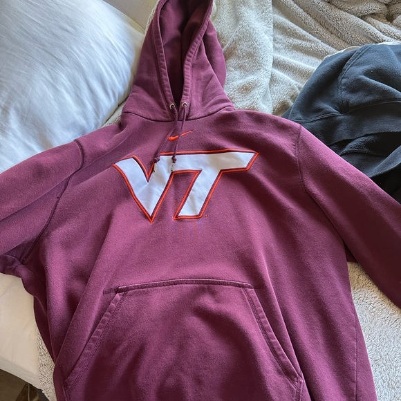 Vintage Virginia tech nike hoodie center swoosh - Picture 3 of 3